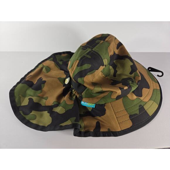 Sunday Afternoons Play Sun Protection Hat Camo Size Small Adjustable 6-24 Months - Picture 1 of 4